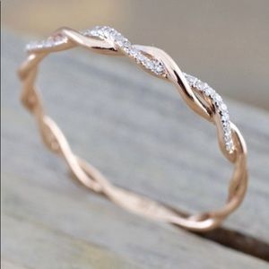 Rose Gold Twist Ring